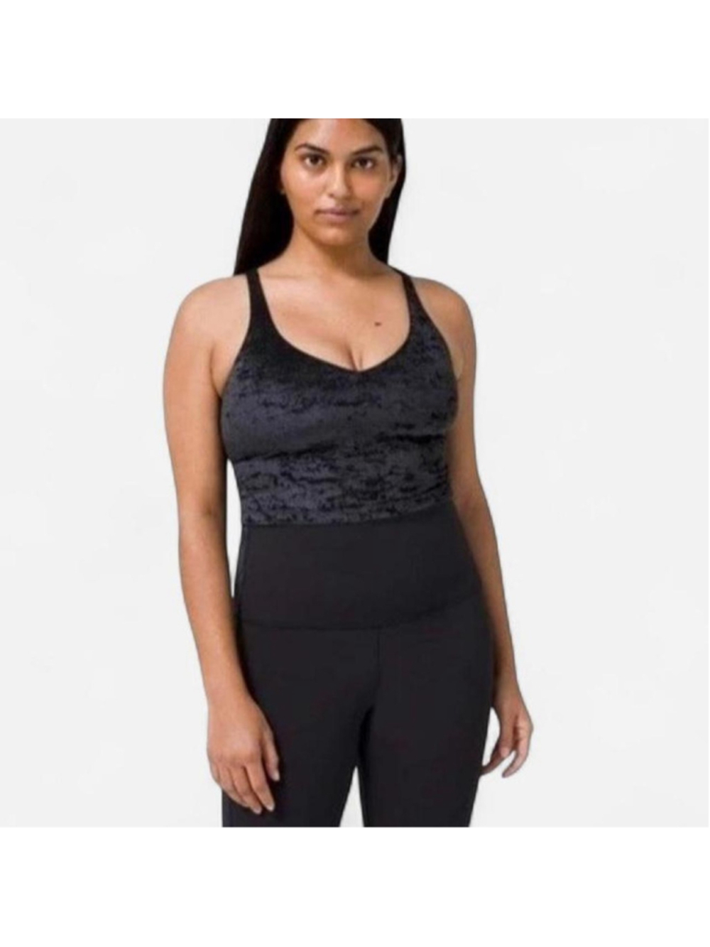 lululemon Align Tank *Crushed Velvet Black Size 8